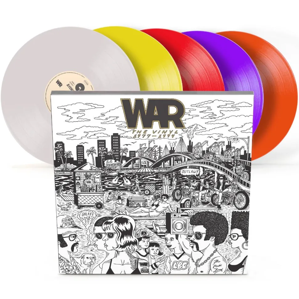 War - The Vinyl 1977-1994 (2024 Record Store Day Black Friday Exclusive White, Yellow, Red, Purple & Orange Coloured Vinyl)