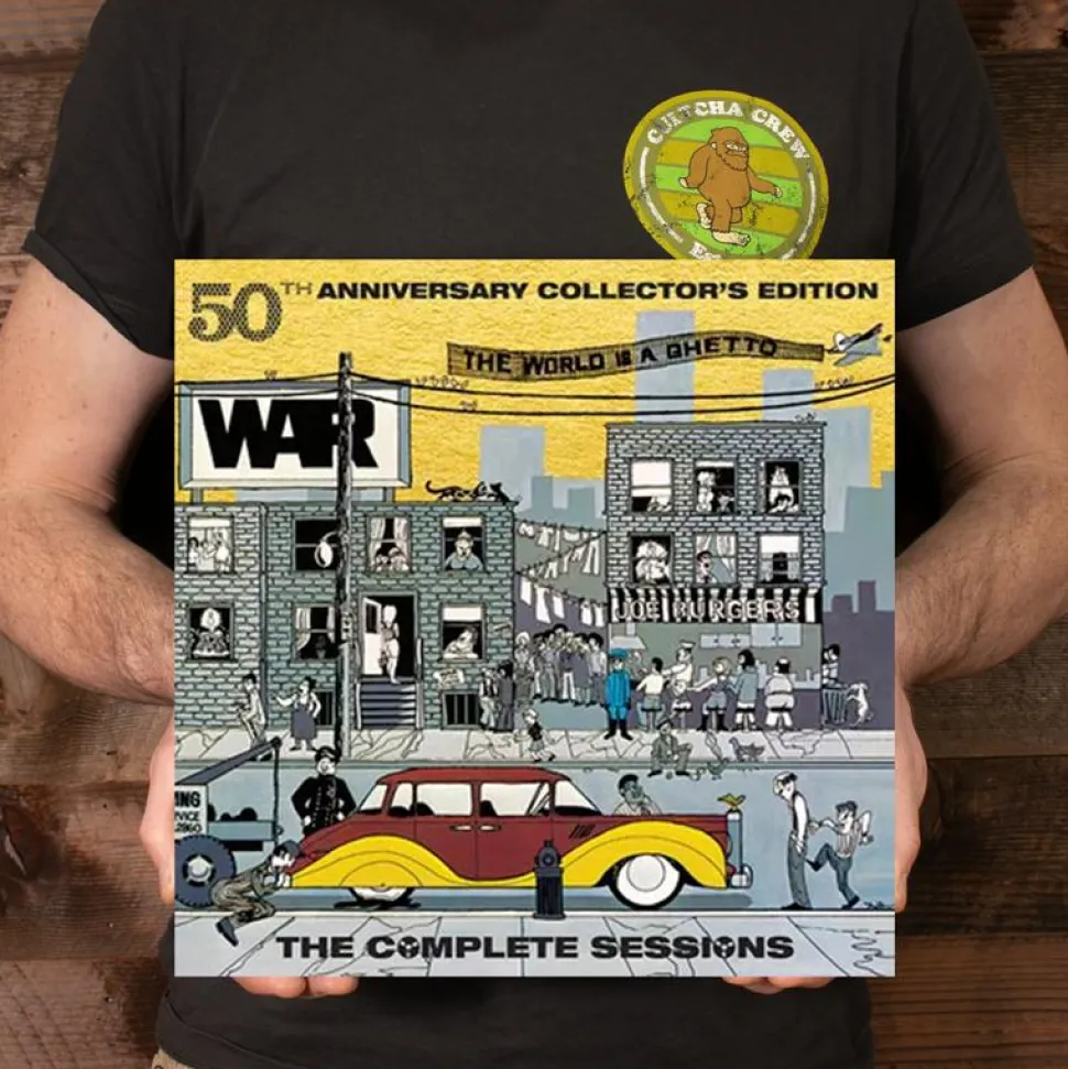 War - The World Is A Ghetto 50th Anniversary Collector’s Edition 5xLP Vinyl Record (2023 Record Store Day Black Friday Exclusive Gold Coloured Vinyl)