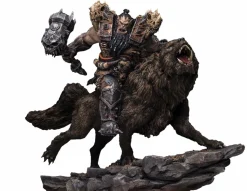 Warcraft - Blackhand Riding Wolf 10” Statue