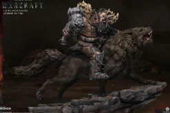 Warcraft - Blackhand Riding Wolf 10” Statue
