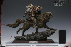 Warcraft - Blackhand Riding Wolf 10” Statue