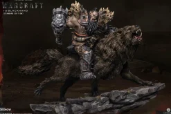 Warcraft - Blackhand Riding Wolf 10” Statue