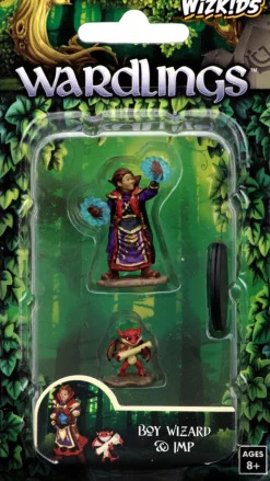 Wardlings - Boy Wizard & Imp Pre-Painted Miniature Figure 2-Pack (Wave 2)