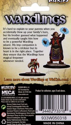 Wardlings - Boy Wizard & Imp Pre-Painted Miniature Figure 2-Pack (Wave 2)