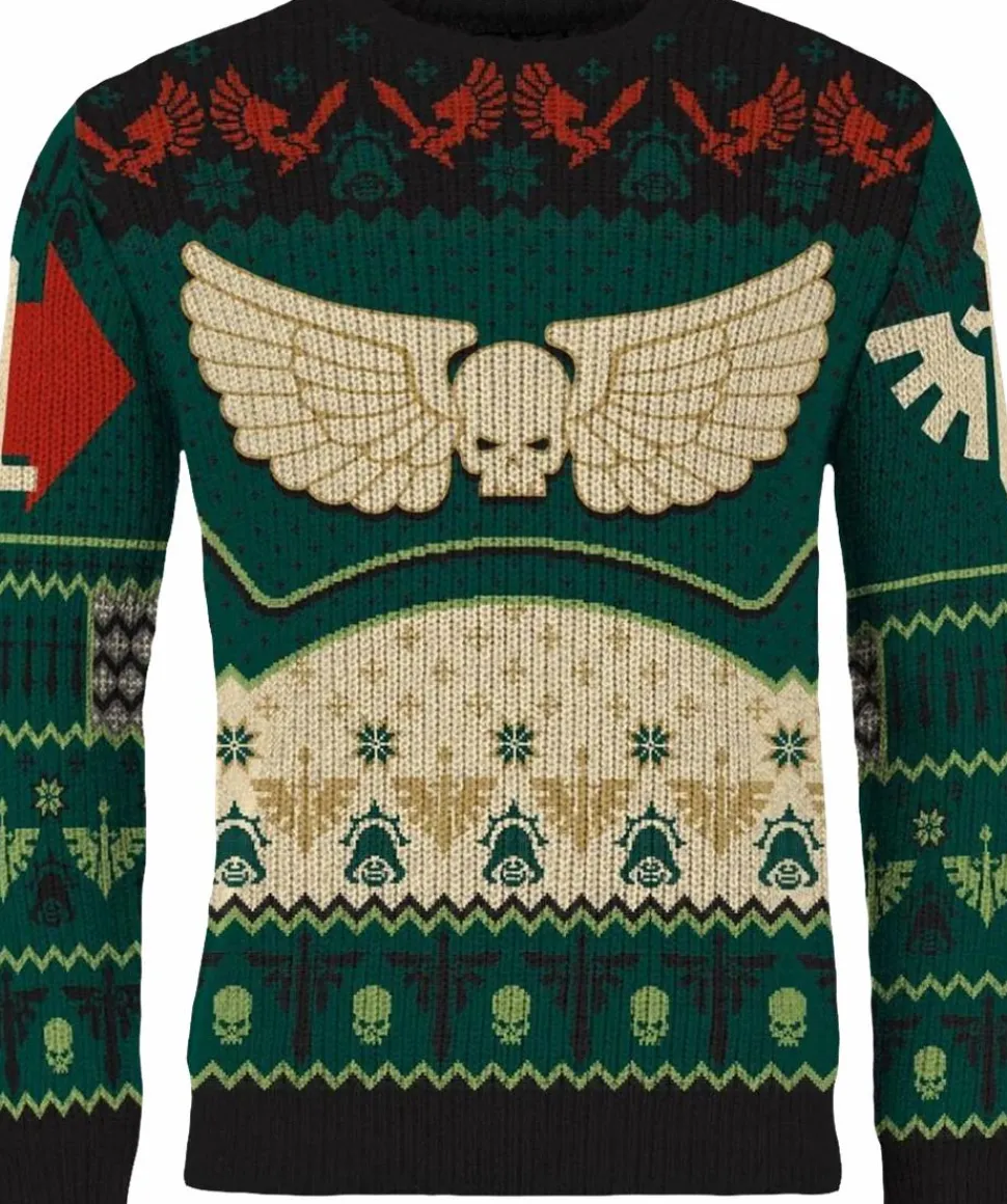 Warhammer 40,000 - Dark Angels Space Marine Christmas Crew Knit Jumper