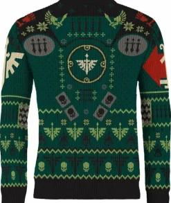 Warhammer 40,000 - Dark Angels Space Marine Christmas Crew Knit Jumper