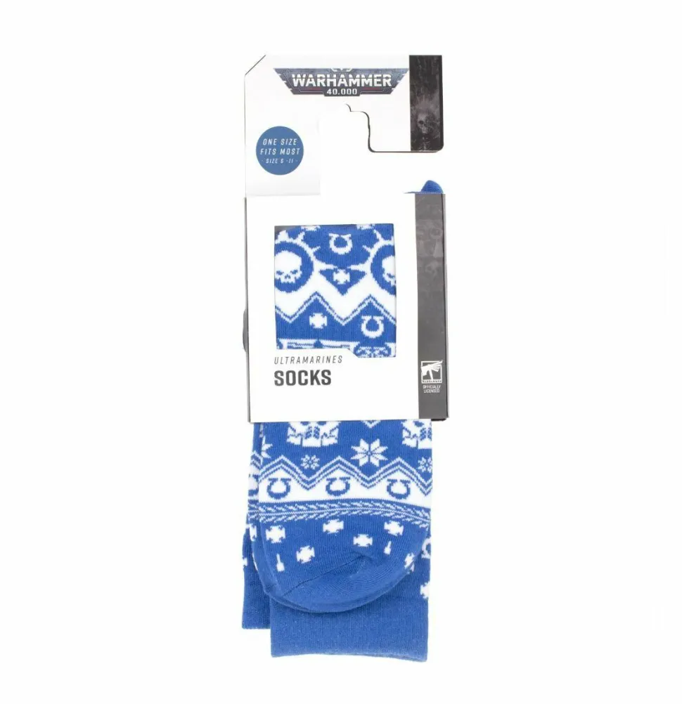 Warhammer 40,000 - Ultramarines Socks (One Size Fits Most)