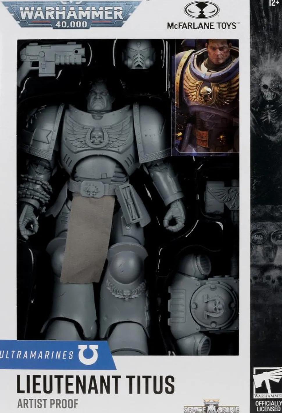 Warhammer 40,000: Space Marine 2 - Ultramarines Lieutenant Titus Artist Proof 7" Scale Action Figure