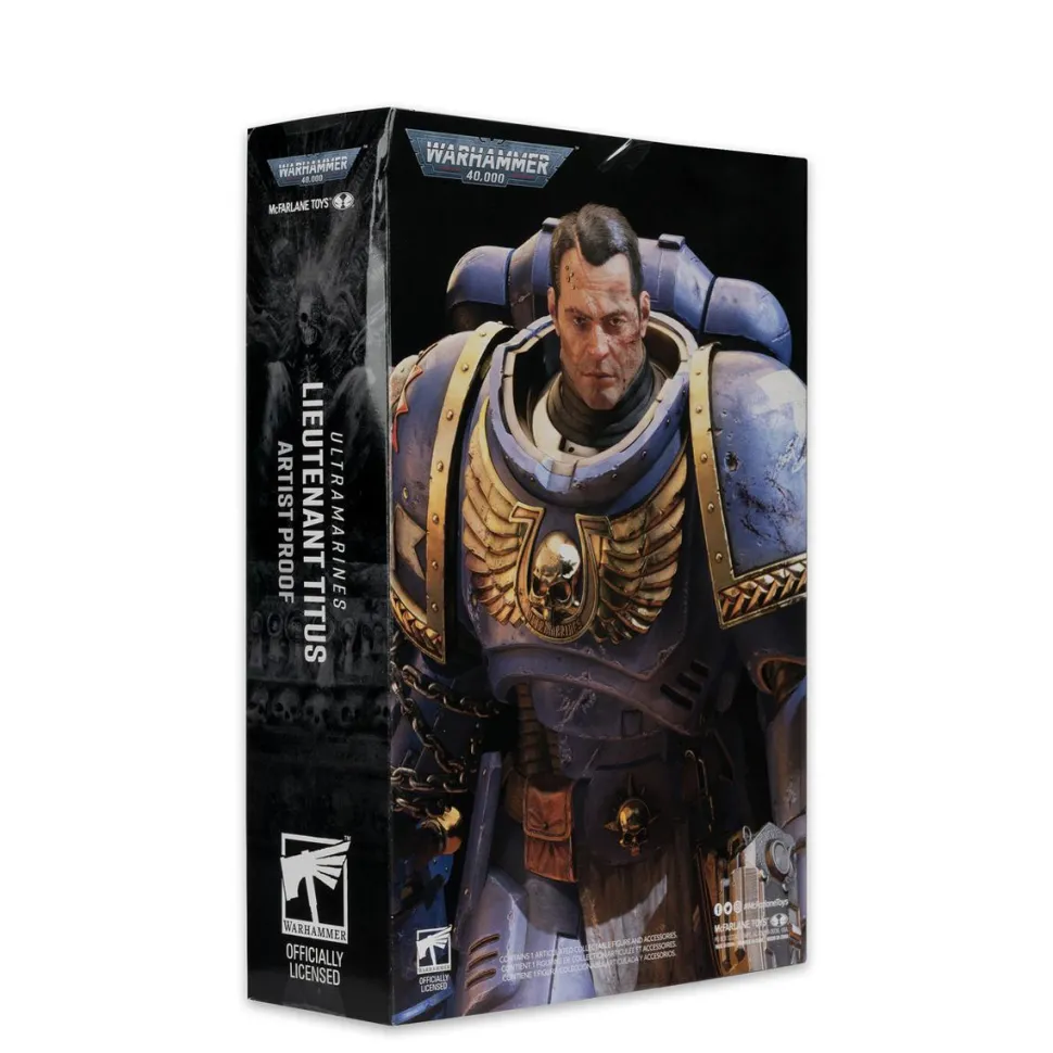 Warhammer 40,000: Space Marine 2 - Ultramarines Lieutenant Titus Artist Proof 7" Scale Action Figure