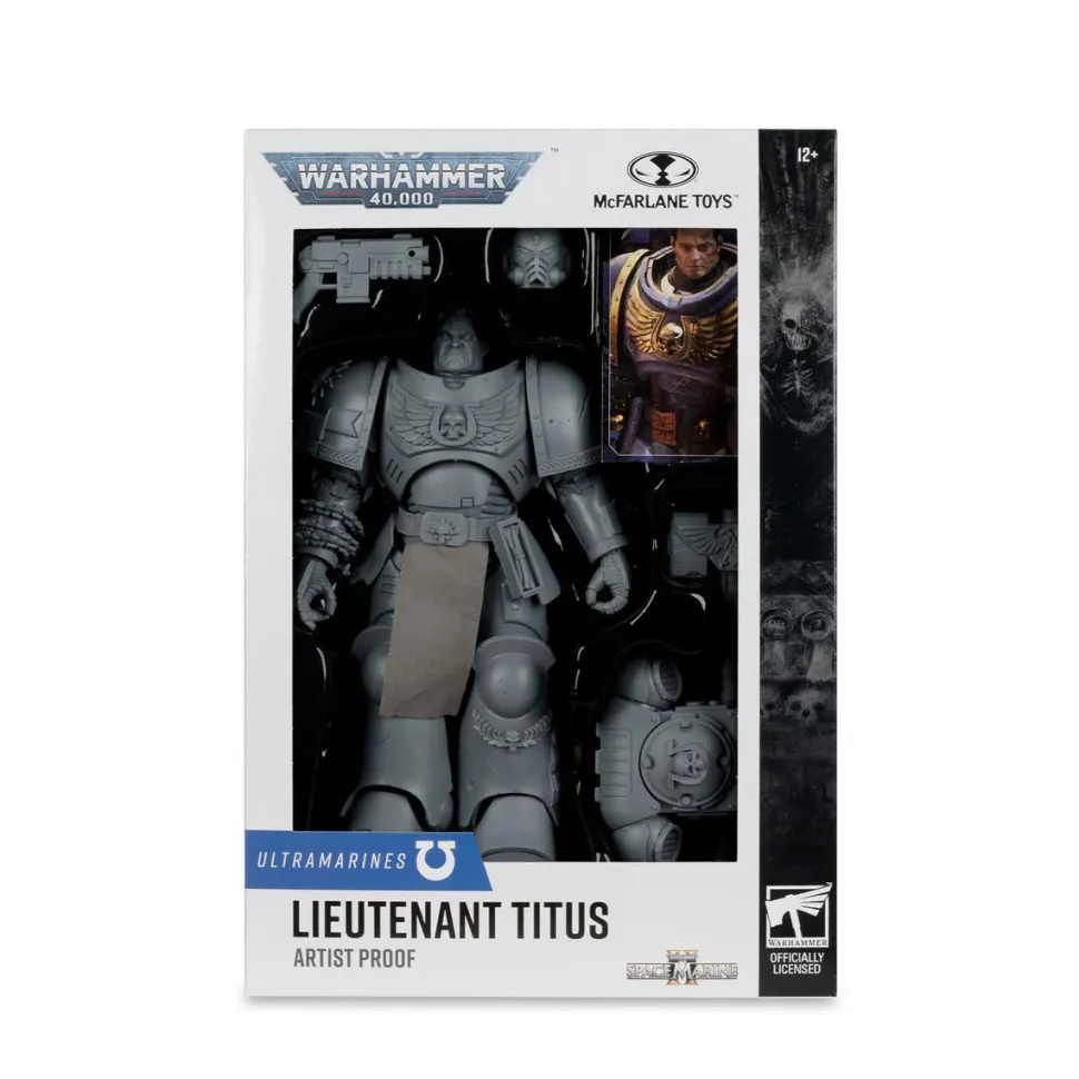 Warhammer 40,000: Space Marine 2 - Ultramarines Lieutenant Titus Artist Proof 7" Scale Action Figure