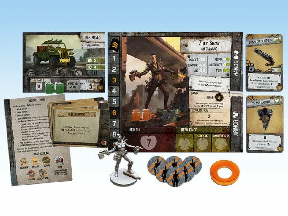 Waste Knights Second Edition - Board Game