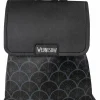 Wednesday (2022) - Black 11" Faux Leather Flap Backpack