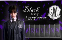 Wednesday (2022) - Black is My Happy Colour Personalised Pencil Case
