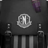 Wednesday (2022) - Black Nevermore Academy 12" Faux Leather Backpack