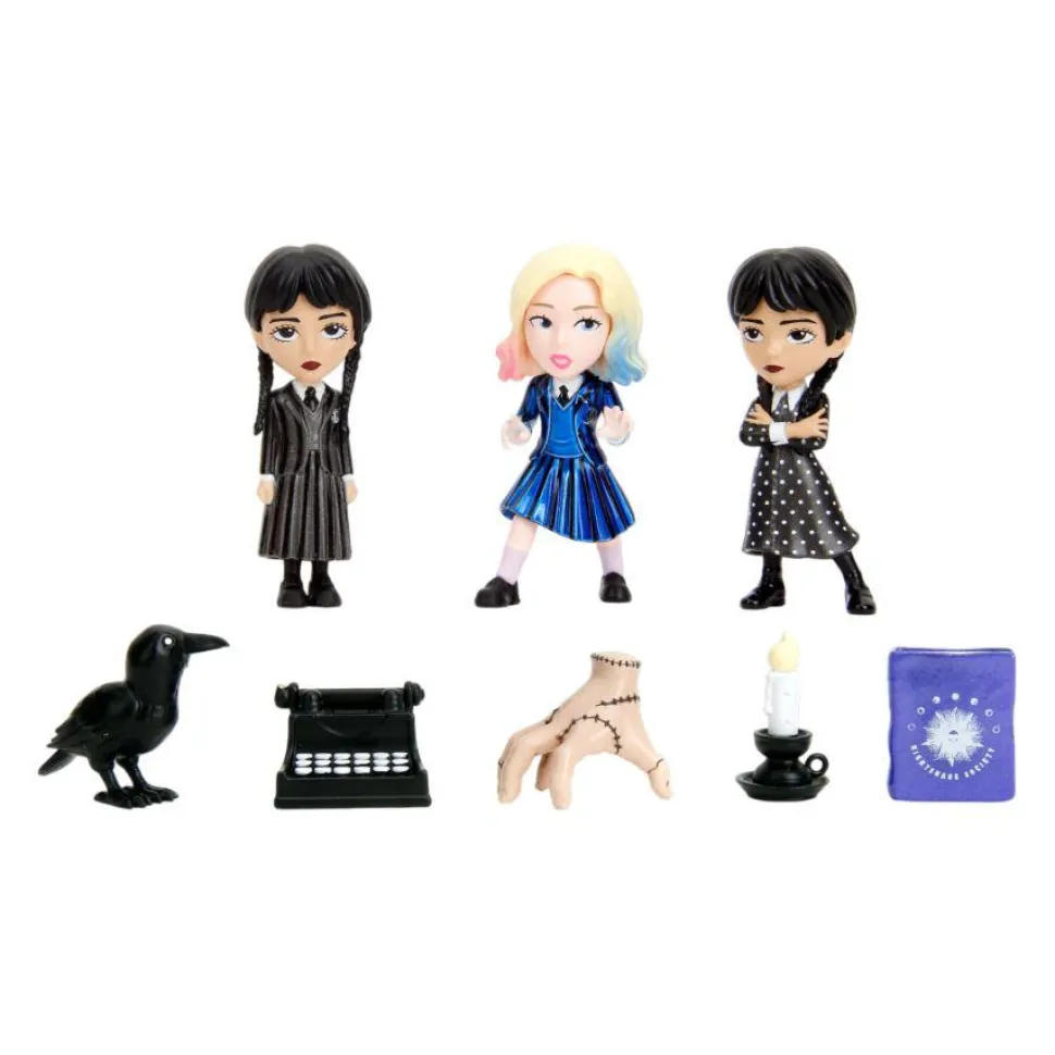 Wednesday (2022) - Metalfigs 2.5" Die-Cast Figure (Display of 8)