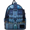 Wednesday (2022) - Nevermore Academy Castle Glow in the Dark 10" Faux Leather Mini Backpack