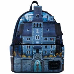 Wednesday (2022) - Nevermore Academy Castle Glow in the Dark 10" Faux Leather Mini Backpack