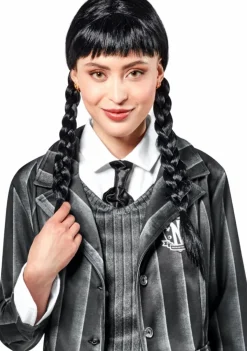 Wednesday (2022) - Wednesday Addams Adult Wig (One Size Fits Most)