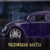 Wednesday (2022) - Wednesday Addams & Thing with Volkswagon Beetle Hollywood Rides 1/24th Scale Die-Cast Vehicle Replica