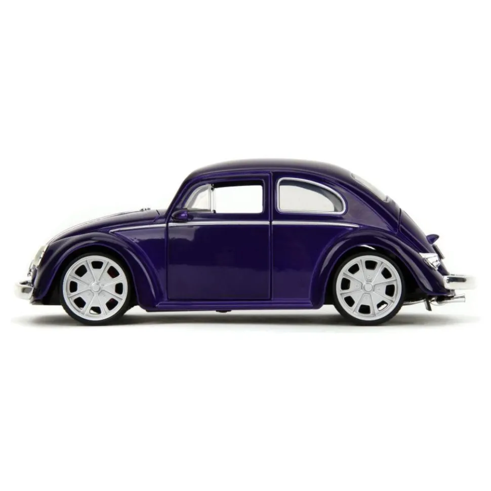 Wednesday (2022) - Wednesday Addams & Thing with Volkswagon Beetle Hollywood Rides 1/24th Scale Die-Cast Vehicle Replica