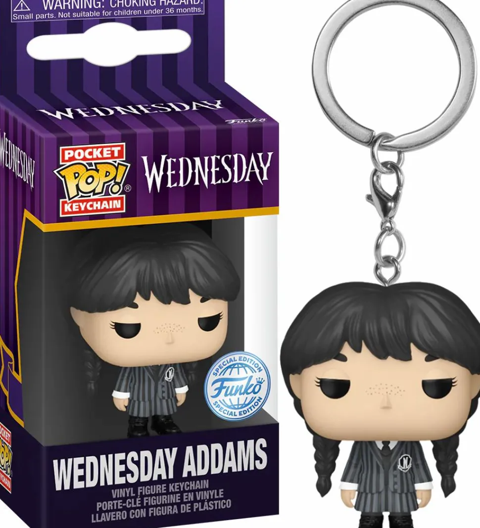 Wednesday (2022) - Wednesday Addams Pocket Pop! Keychain