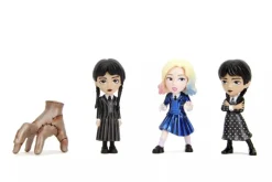 Wednesday (2022) - Wednesday Addams, Enid Sinclair & Thing Metalfigs 2" Die-Cast Figure 4-Pack