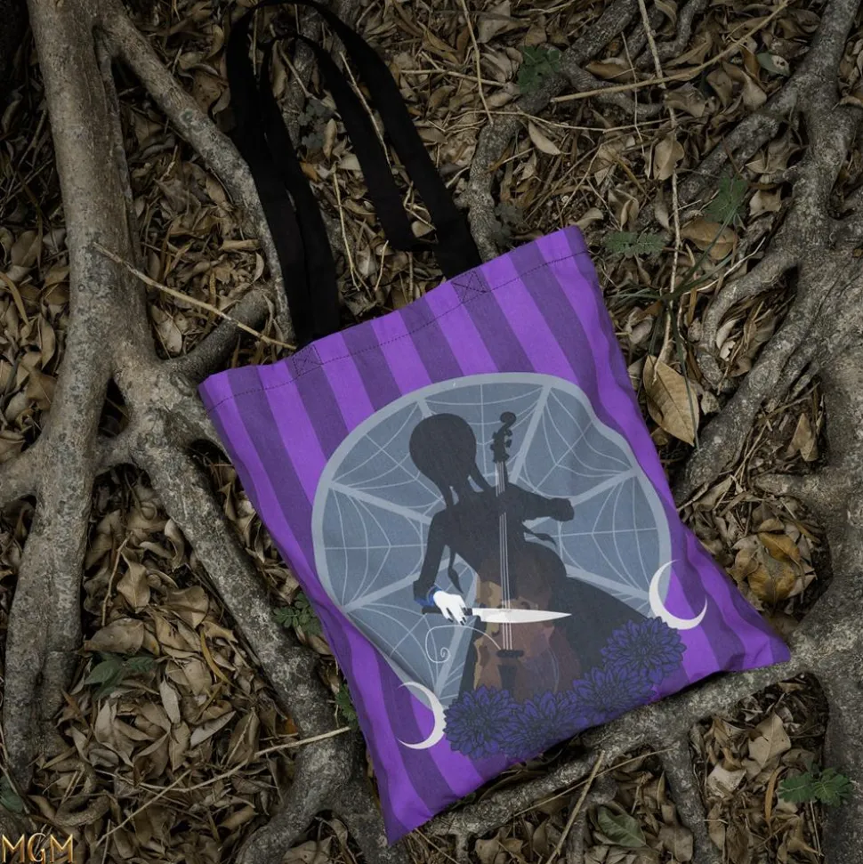 Wednesday (2022) - Wednesday with Cello 16" Tote Bag