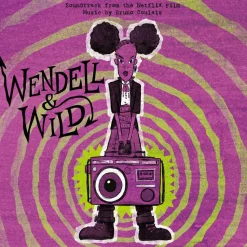Wendell & Wild (2022) - Original Soundtrack LP Vinyl Record ("Demon" Swirl Coloured Vinyl)