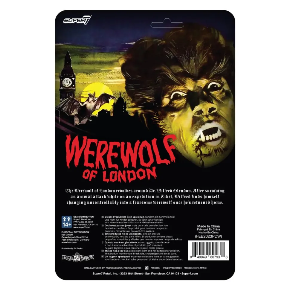 Werewolf of London (1935) - Dr. Wilfred Glendon ReAction 3.75" Action Figure