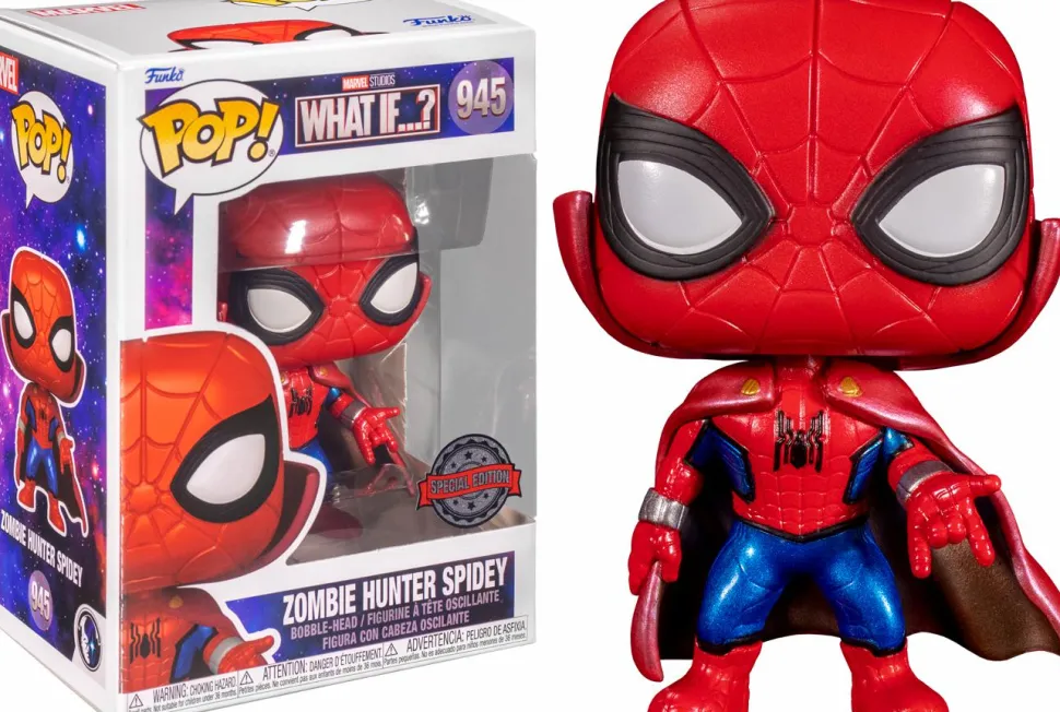 What If…? - Zombie Hunter Spidey Metallic Pop! Vinyl Figure