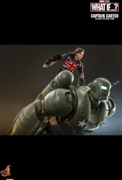 What If…? - Captain Carter, Infinity Ultron, Zombie Hunter Spider-Man, Steve Rogers & The Hydra Stomper 1/6th Scale Hot Toys Action Figure Bundle (Set of 4)