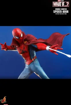 What If…? - Captain Carter, Infinity Ultron, Zombie Hunter Spider-Man, Steve Rogers & The Hydra Stomper 1/6th Scale Hot Toys Action Figure Bundle (Set of 4)