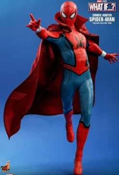 What If…? - Captain Carter, Infinity Ultron, Zombie Hunter Spider-Man, Steve Rogers & The Hydra Stomper 1/6th Scale Hot Toys Action Figure Bundle (Set of 4)