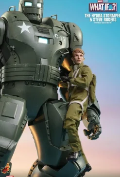 What If…? - Captain Carter, Infinity Ultron, Zombie Hunter Spider-Man, Steve Rogers & The Hydra Stomper 1/6th Scale Hot Toys Action Figure Bundle (Set of 4)
