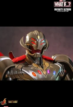 What If…? - Captain Carter, Infinity Ultron, Zombie Hunter Spider-Man, Steve Rogers & The Hydra Stomper 1/6th Scale Hot Toys Action Figure Bundle (Set of 4)