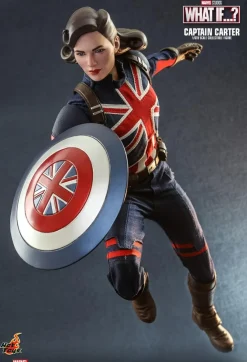 What If…? - Captain Carter, Infinity Ultron, Zombie Hunter Spider-Man, Steve Rogers & The Hydra Stomper 1/6th Scale Hot Toys Action Figure Bundle (Set of 4)