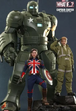 What If…? - Captain Carter, Infinity Ultron, Zombie Hunter Spider-Man, Steve Rogers & The Hydra Stomper 1/6th Scale Hot Toys Action Figure Bundle (Set of 4)