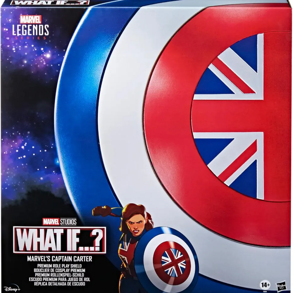 What If...? - Captain Carter Shield Marvel Legends 1:1 Scale Life-Size Prop Replica