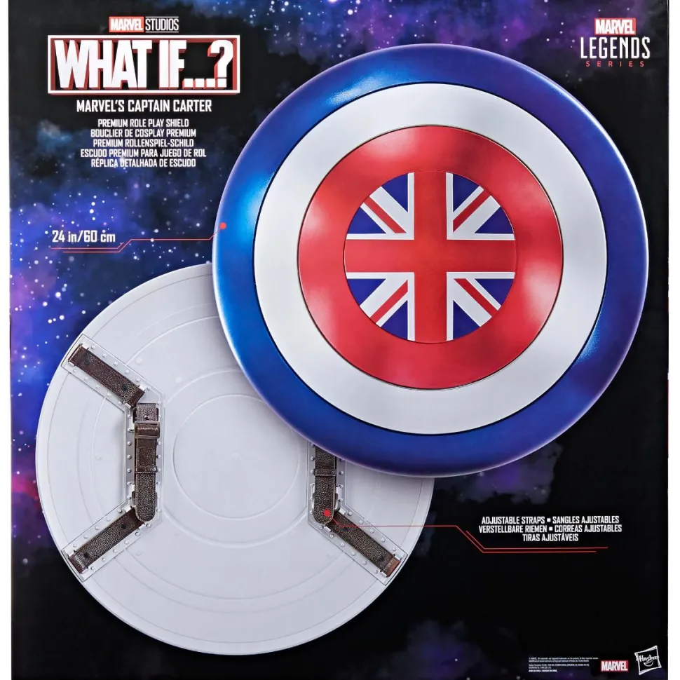 What If...? - Captain Carter Shield Marvel Legends 1:1 Scale Life-Size Prop Replica