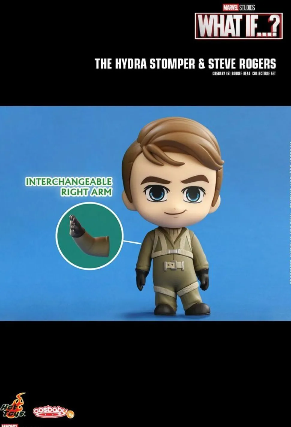 What If…? - The Hydra Stomper & Steve Rogers Cosbaby (S) Hot Toys Figure