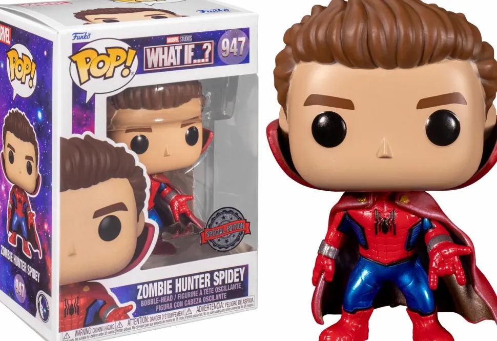 What If…? - Zombie Hunter Spidey Unmasked Pop! Vinyl Figure