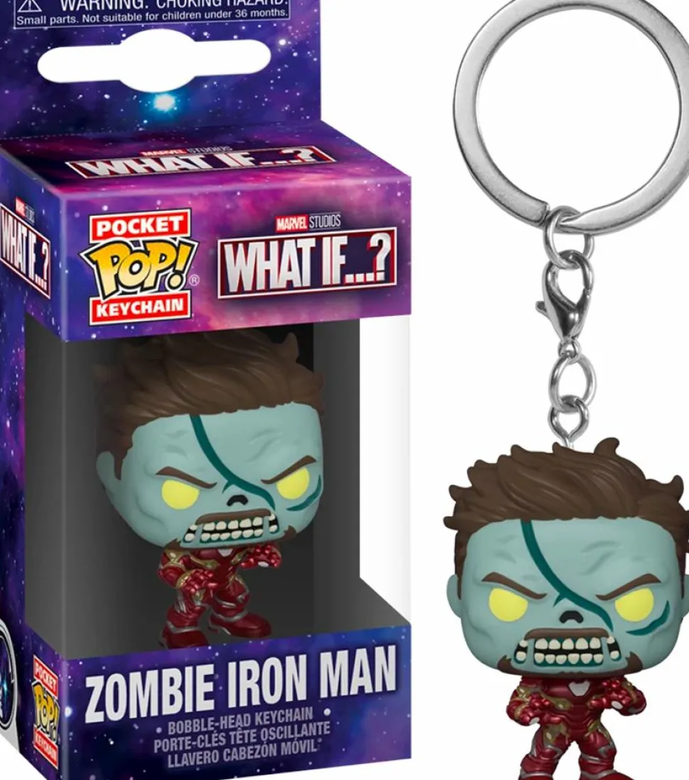 What If…? - Zombie Iron Man Pocket Pop! Vinyl Keychain