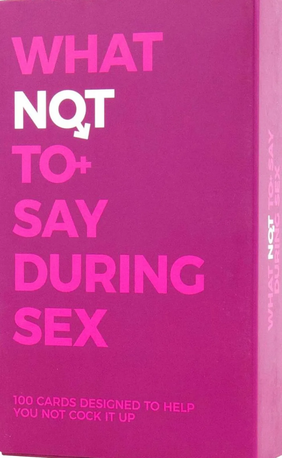 What Not to Say During Sex - 100 Cards Designed to Help You Not Cock it Up Card Set