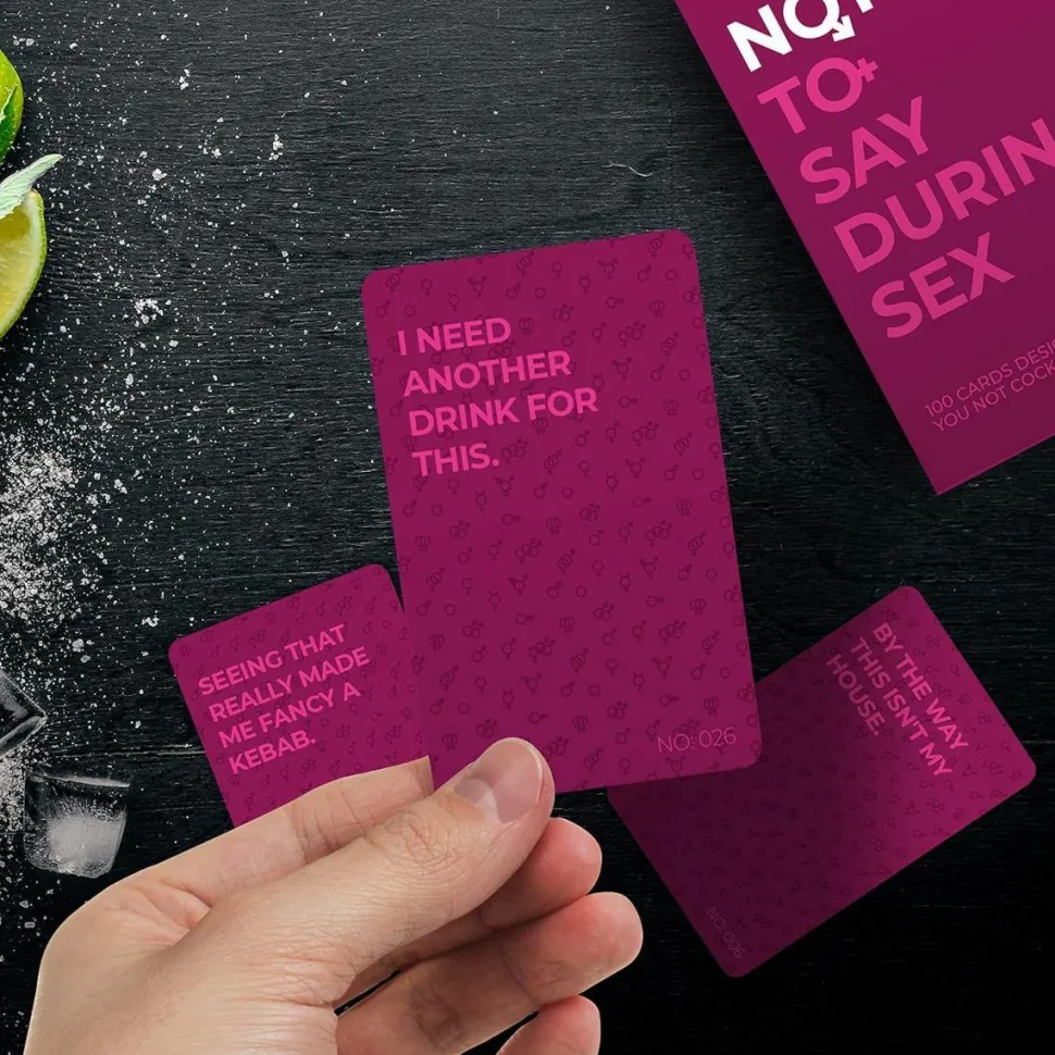 What Not to Say During Sex - 100 Cards Designed to Help You Not Cock it Up Card Set