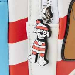 Where’s Waldo? - Waldo Cosplay 10” Faux Leather Mini Backpack