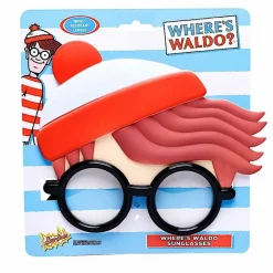 Where’s Waldo? - Wally Sun-Staches Sunglasses (One Size)