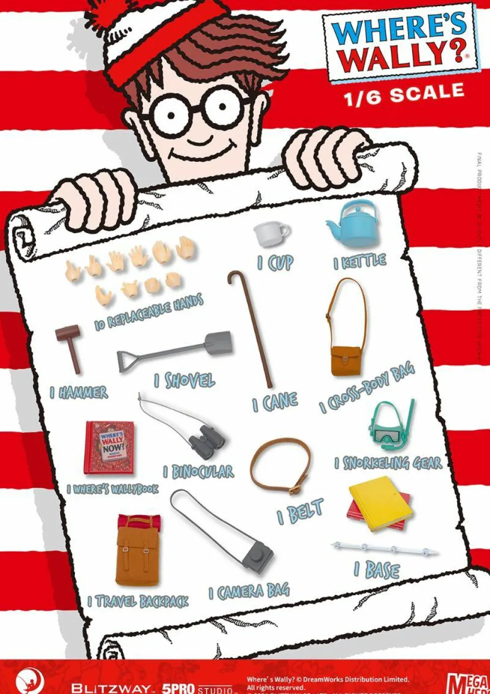 Where’s Wally? - Wally 1/6th Scale Action Figure