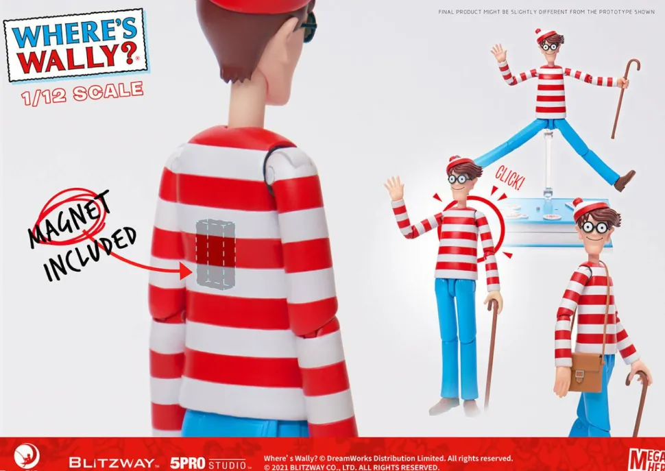 Where’s Wally? - Wally 1/12th Scale Action Figure