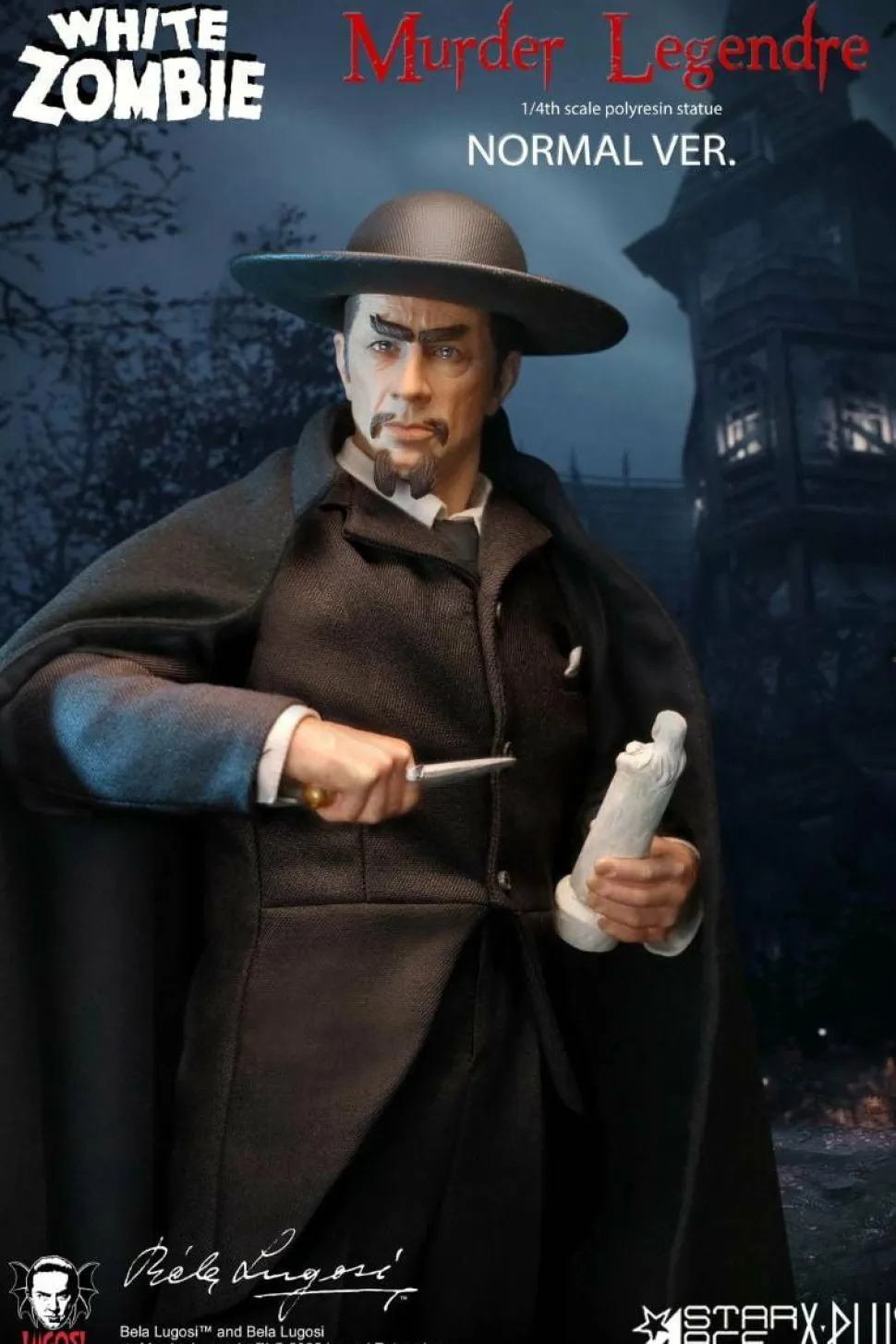 White Zombie (1932) - Murder Legendre (Normal Ver.) 1/4 Scale Statue