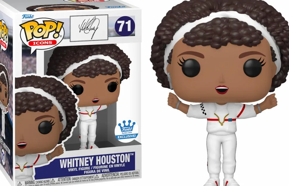 Whitney Houston - Whitney Houston in Super Bowl Outfit Pop! Vinyl Figure (Funko / Popcultcha Exclusive)